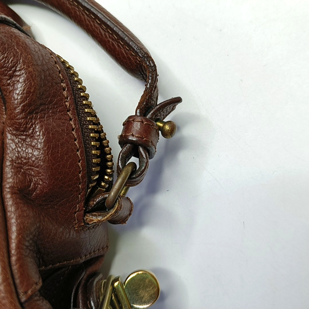 Chloé Paraty Medium size Brown cowhide crossbody bag shoulder bag tote bag Golden hardware Removable shoulder strap-(SKU)-960236363