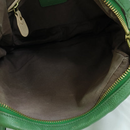 Chloé Paraty Medium size Green Leather Single Shoulder Bag Golden hardware Removable shoulder strap-(SKU)-14336695