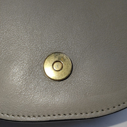 Chloé Nile Gray cowhide crossbody shoulder bag handbag Golden hardware Removable shoulder strap-(SKU)-928919130