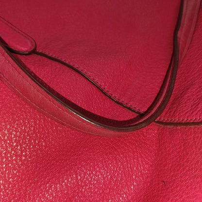 COACH CHARLIE CARRYALL Fuchsia Cowhide Carriage Shoulder Bag Handbag Golden hardware-(SKU)-939765439