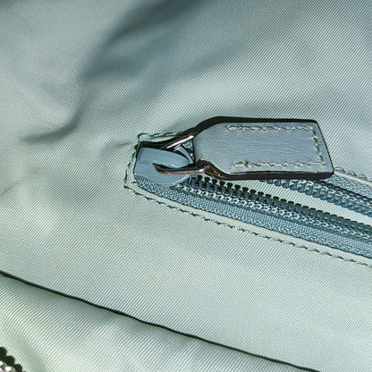 GUCCI GG Imprime Blue Coated Canvas Monogram Single Shoulder Bag Silver Hardware-(SKU)-941683823