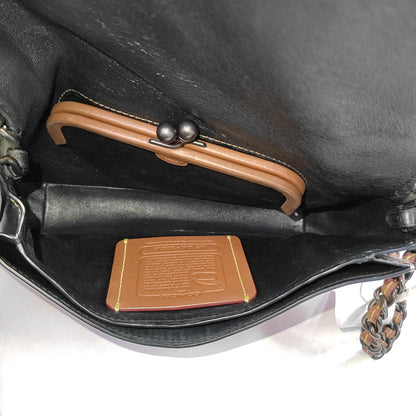 COACH DINKY Pink Cowhide Sling Bag Single Shoulder Bag Black hardware Removable shoulder strap-(SKU)-942643126