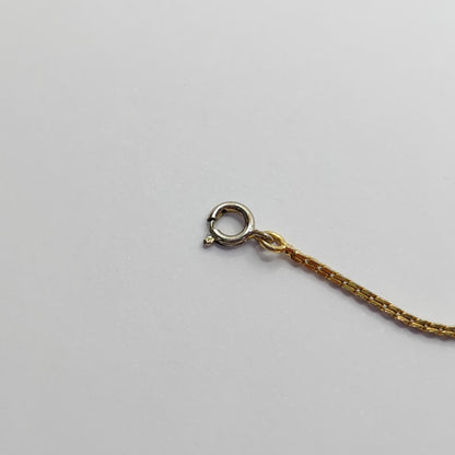 DIOR Mimirose 金色合金人造钻石镶嵌LOGO项链 Length45cm-(SKU)-942921779