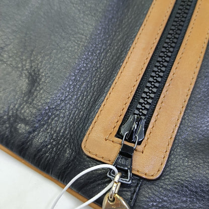 CELINE MACADAM CLUTCHES Black Cowhide Clutch Golden hardware-(SKU)-943509063