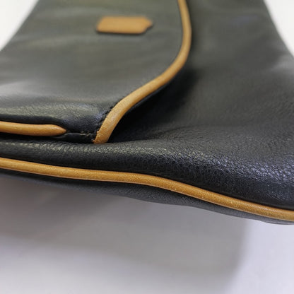 CELINE MACADAM CLUTCHES Black Cowhide Clutch Golden hardware-(SKU)-943509063