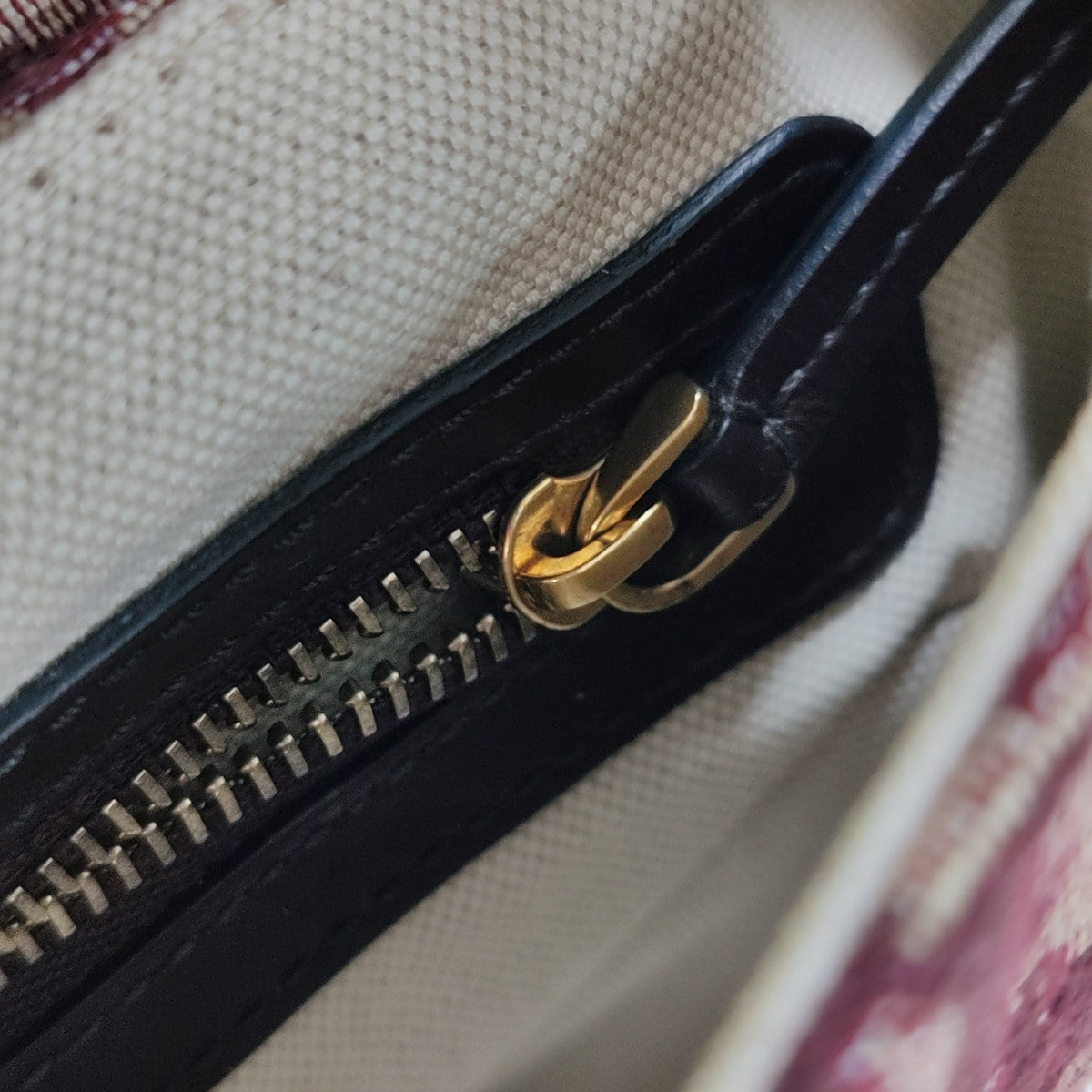 DIOR Saddle Small Burgundy Canvas Monogram Saddle Bag Crossbody Shoulder Bag with Gold Hardware Removable Strap-(SKU)-943857438