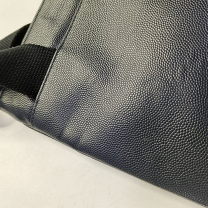 YSL Dark blue cowhide shoulder bag-(SKU)-943923815