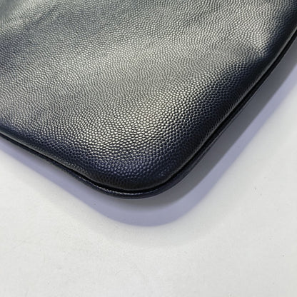YSL Dark blue cowhide shoulder bag-(SKU)-943923815