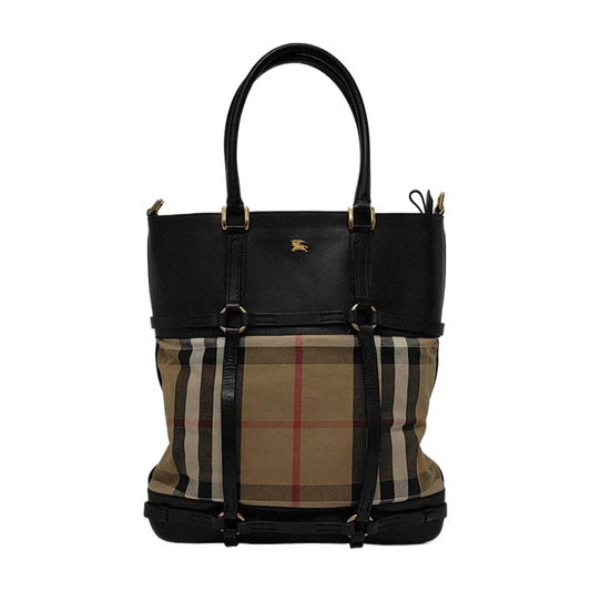 BURBERRY Tote bag Khaki Canvas Tote Bag Golden hardware-(SKU)-945320394
