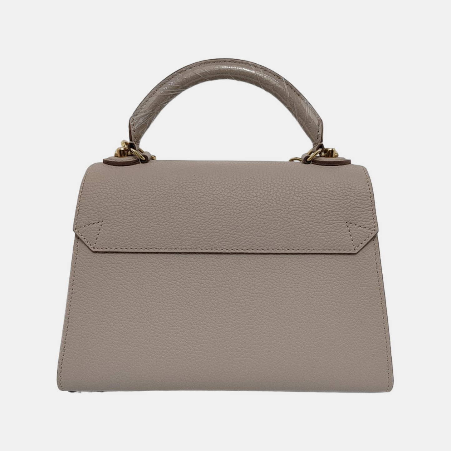 LOUIS VUITTON TWIST Small Khaki Leather Shoulder Bag with Removable Strap-(SKU)-946169368
