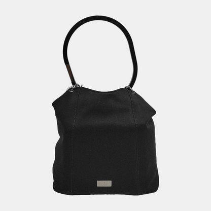 GUCCI Black fabric handbag Silver Hardware-(SKU)-946800886