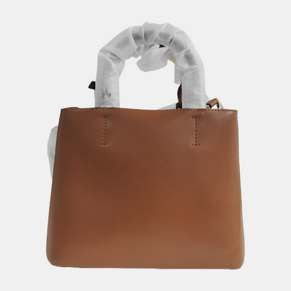 MICHAEL KORS Brown Cowhide Single Shoulder Bag Tote Shoulder Bag Crossbody Bag Golden hardware Removable shoulder strap-(SKU)-946531929