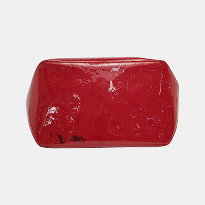 LOUIS VUITTON BELLEVUE Large size Red Lacquered Leather Texture Handbag Shoulder Bag Golden hardware-(SKU)-947190920