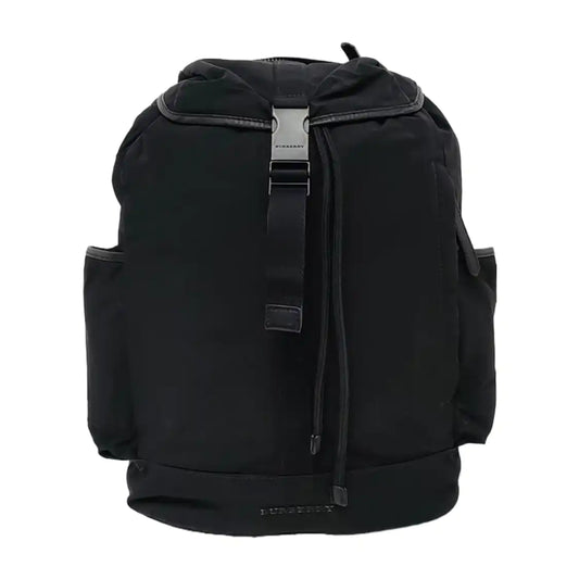 BURBERRY Black Nylon Backpack Handbag Single Shoulder Bag Black hardware-(SKU)-947044008