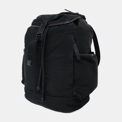 BURBERRY Black Nylon Backpack Handbag Single Shoulder Bag Black hardware-(SKU)-947044008