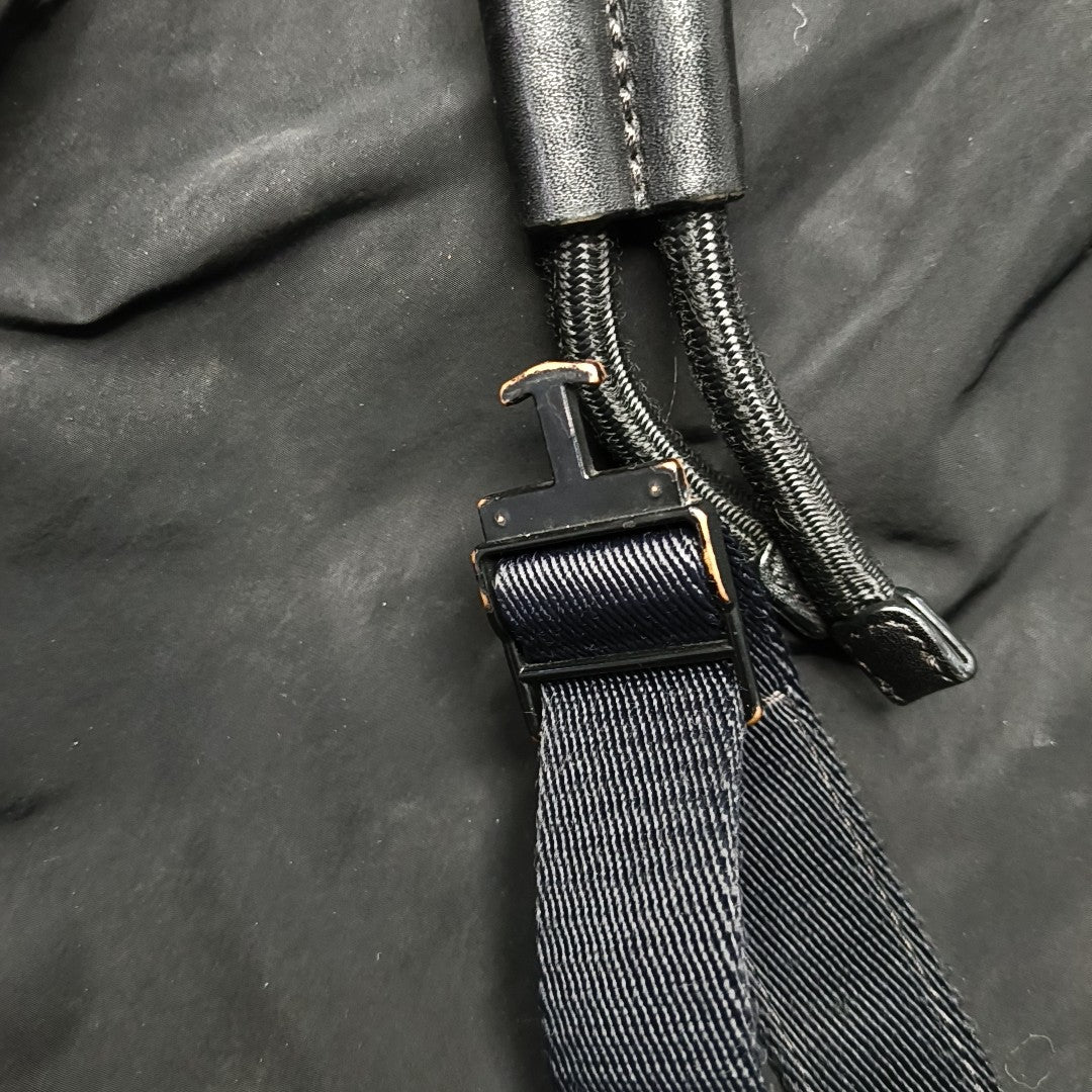 BURBERRY Black Nylon Backpack Handbag Single Shoulder Bag Black hardware-(SKU)-947044008