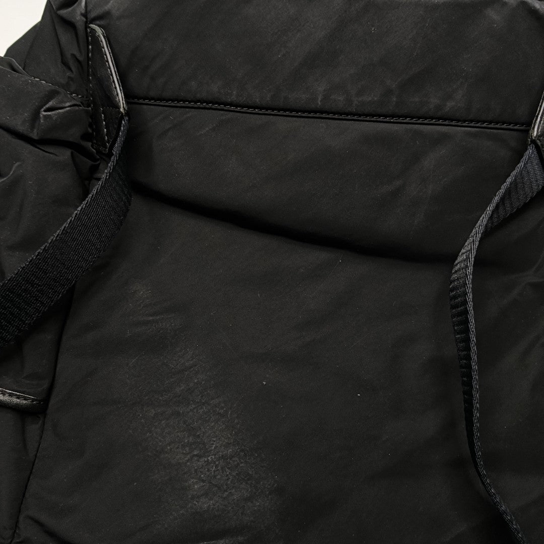 BURBERRY Black Nylon Backpack Handbag Single Shoulder Bag Black hardware-(SKU)-947044008