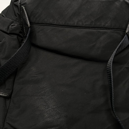 BURBERRY Black Nylon Backpack Handbag Single Shoulder Bag Black hardware-(SKU)-947044008