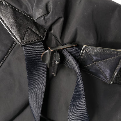 BURBERRY Black Nylon Backpack Handbag Single Shoulder Bag Black hardware-(SKU)-947044008