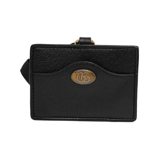 GUCCI Black Leather Single Shoulder Bag Handbag Crossbody Bag Golden hardware-(SKU)-947036079