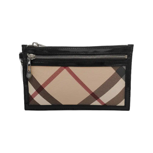 BURBERRY Beige Coated Canvas Handbag Silver Hardware-(SKU)-947201487
