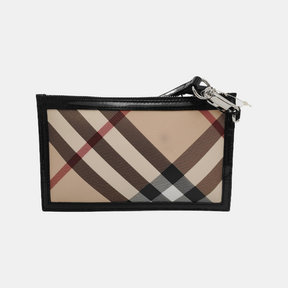 BURBERRY Beige Coated Canvas Handbag Silver Hardware-(SKU)-947201487