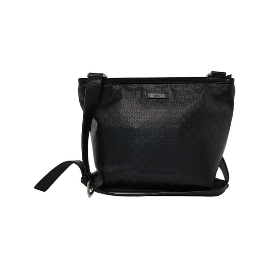 GUCCI Princy Black cowhide embossed shoulder bag crossbody bag Golden hardware-(SKU)-947265405