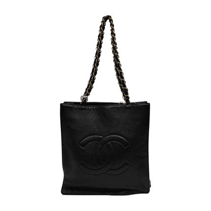CHANEL JUMBO CRAVE Black Leather Quilted Single Shoulder Bag with Gold Hardware 30 opening-(SKU)-947026988