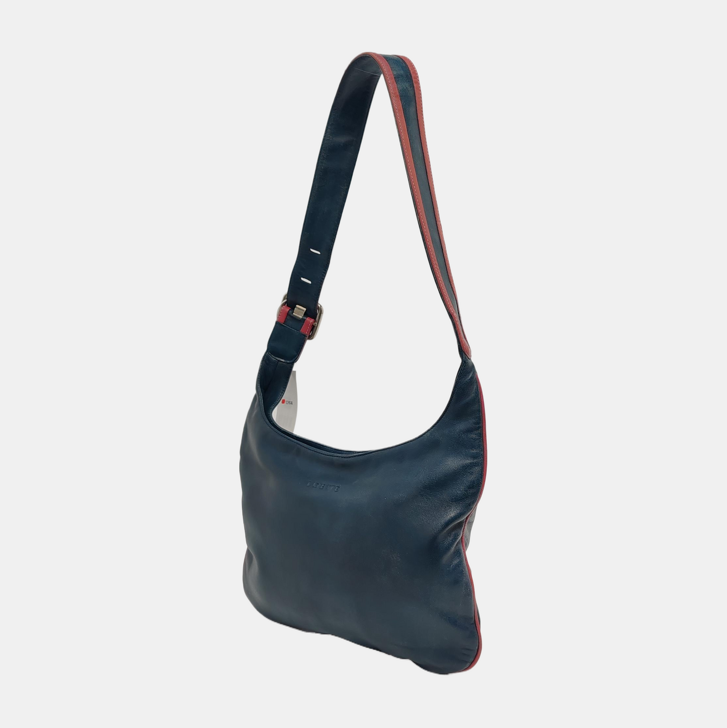 LOEWE Blue cowhide single shoulder bag Silver Hardware-(SKU)-947351306