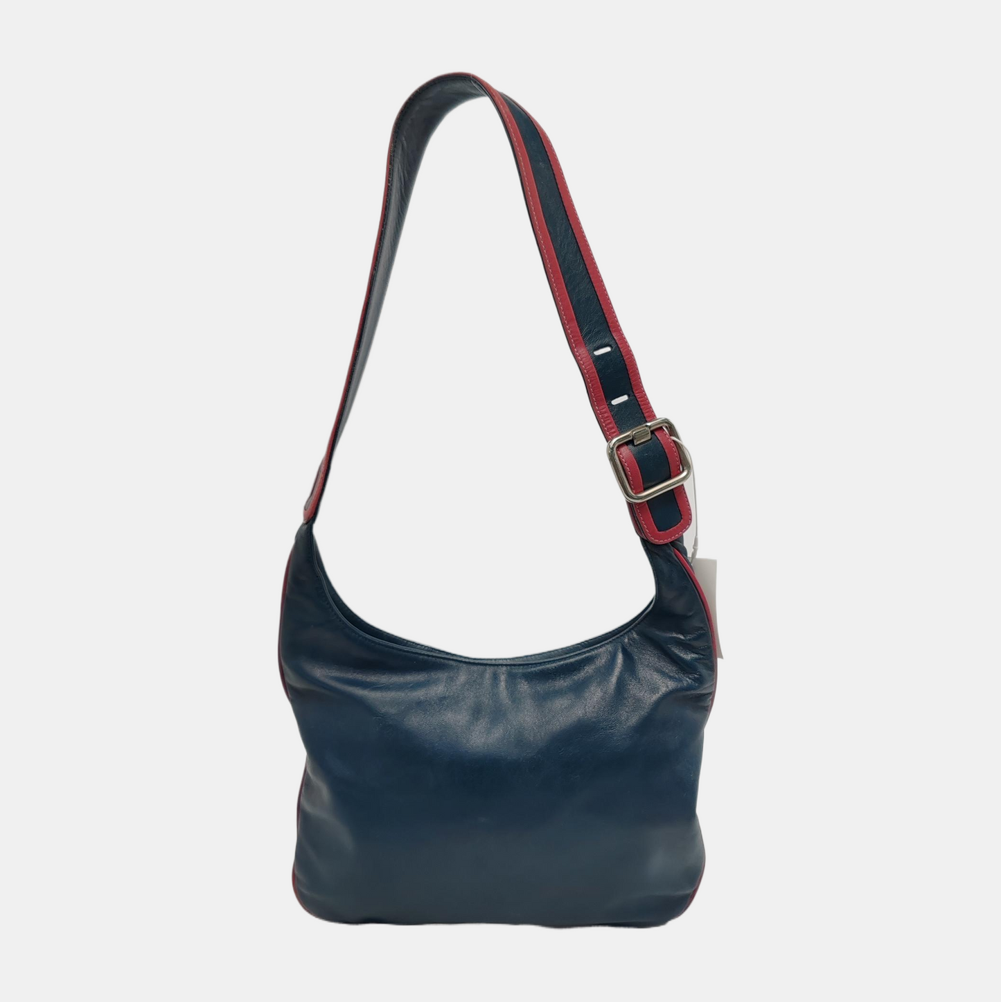 LOEWE Blue cowhide single shoulder bag Silver Hardware-(SKU)-947351306