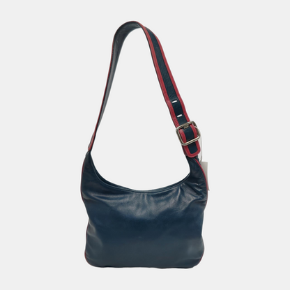 LOEWE Blue cowhide single shoulder bag Silver Hardware-(SKU)-947351306