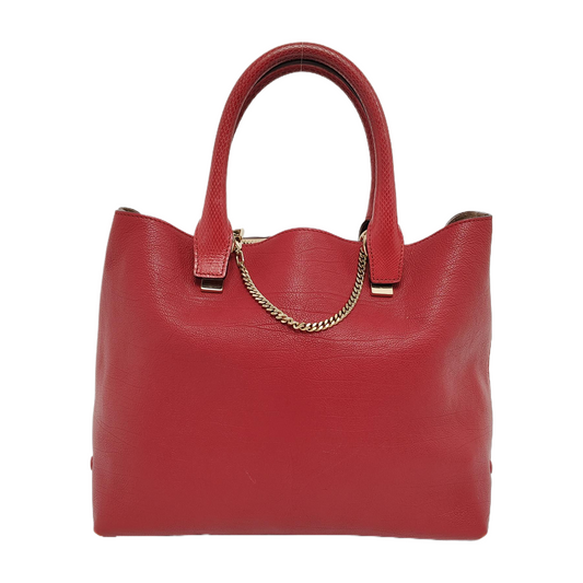 Chloé Baylee Red Cowhide Handbag Single Shoulder Bag Crossbody Bag Golden hardware-(SKU)-947725847