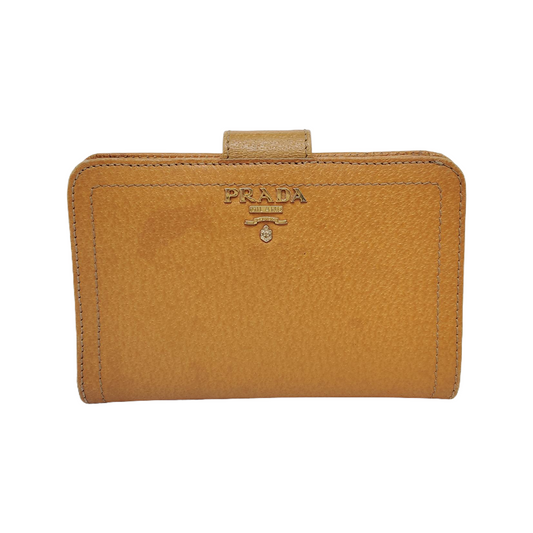 PRADA Brown Cowhide Wallet-(SKU)-947593855