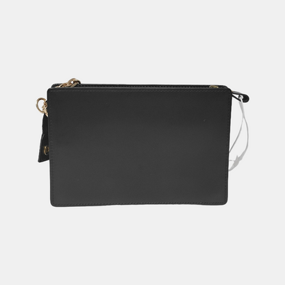 BURBERRY Black Cowhide Clutch Golden hardware-(SKU)-948083814