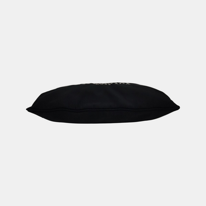 BALENCIAGA Cabas Black Canvas Printed Fanny Pack Ruthenium color hardware-(SKU)-948124295