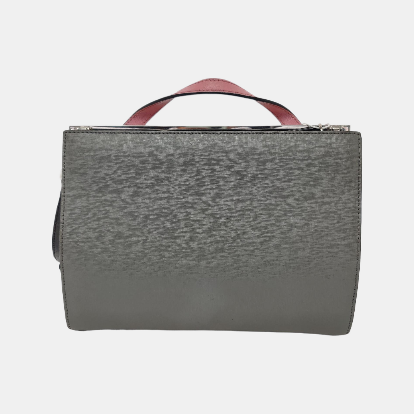 FENDI Demi Jour Pink Leather Stud Shoulder Bag Crossbody Bag Tote Bag Silver Hardware Removable shoulder strap-(SKU)-947934206