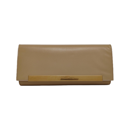YSL Khaki Cowhide Handbag Golden hardware-(SKU)-948372708