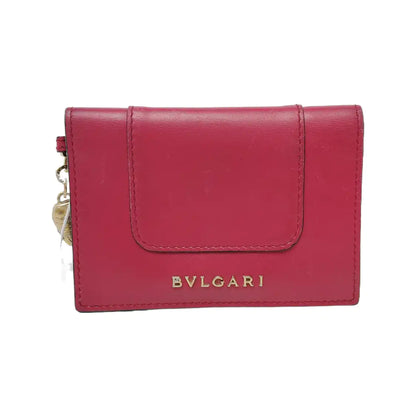 BVLGARI SERPENTI FOREVER Rose Red Leather Snake Head Wallet Gold Black White Green Hardware-(SKU)-949211003