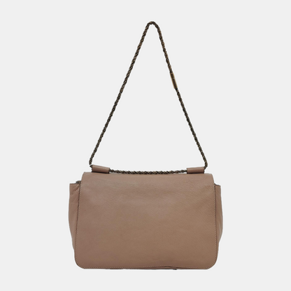 Chloé Elsie Pink Cowhide Single Shoulder Bag Tote Golden hardware-(SKU)-949587215