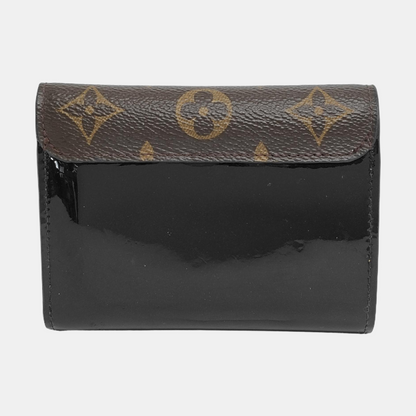 LOUIS VUITTON CHERRYWOOD Black Cowhide Monogram Wallet Golden hardware-(SKU)-949892288