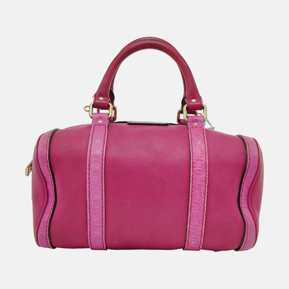 GUCCI Pink Calf Leather Grained Handbag Golden hardware-(SKU)-950007932