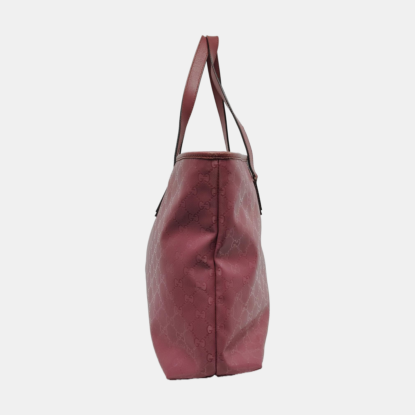 GUCCI GG Imprime Pink coated canvas old flower handbag, single shoulder bag Golden hardware-(SKU)-950148473