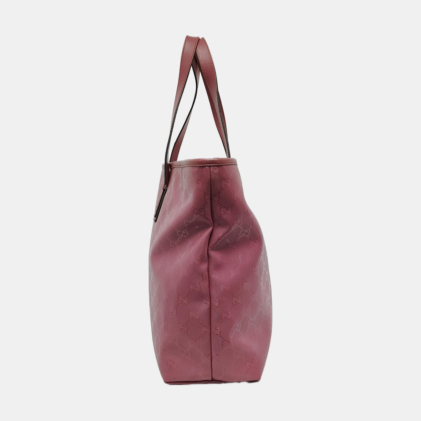 GUCCI GG Imprime Pink coated canvas old flower handbag, single shoulder bag Golden hardware-(SKU)-950148473