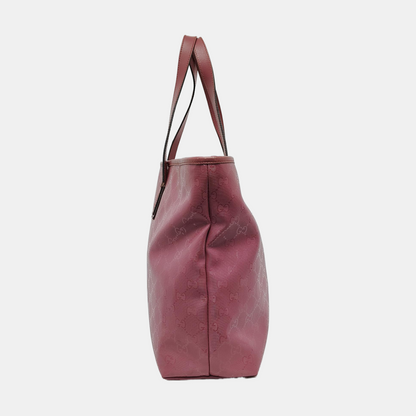 GUCCI GG Imprime Pink coated canvas old flower handbag, single shoulder bag Golden hardware-(SKU)-950148473