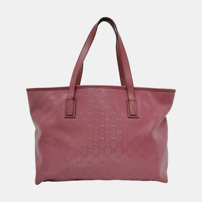 GUCCI GG Imprime Pink coated canvas old flower handbag, single shoulder bag Golden hardware-(SKU)-950148473