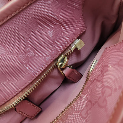 GUCCI GG Imprime Pink coated canvas old flower handbag, single shoulder bag Golden hardware-(SKU)-950148473