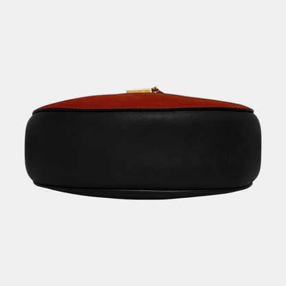 Chloé Drew Medium size Red Leather Piggy Bag Crossbody Single Shoulder Bag Golden hardware-(SKU)-950713854