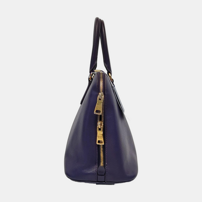 PRADA Promenade Purple Cowhide Logo Monogram Crossbody Shoulder Bag Single Shoulder Bag Golden hardware-(SKU)-950771962