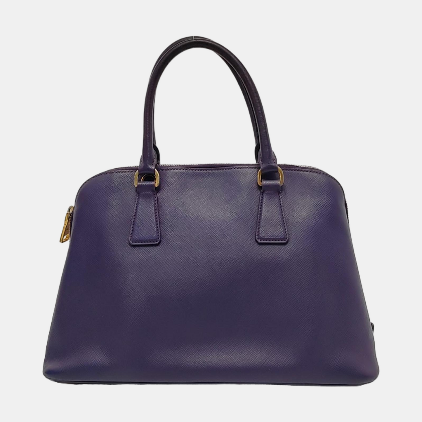 PRADA Promenade Purple Cowhide Logo Monogram Crossbody Shoulder Bag Single Shoulder Bag Golden hardware-(SKU)-950771962