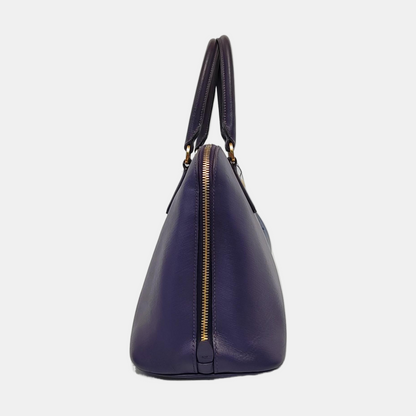 PRADA Promenade Purple Cowhide Logo Monogram Crossbody Shoulder Bag Single Shoulder Bag Golden hardware-(SKU)-950771962